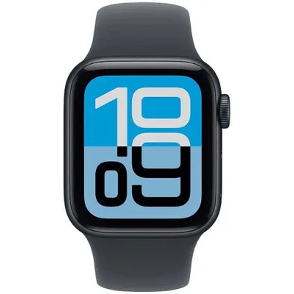 Apple Watch SE 3 44mm Midnight Aluminium Case with Midnight Sport Band - M/L (MEHQ4LW/A)