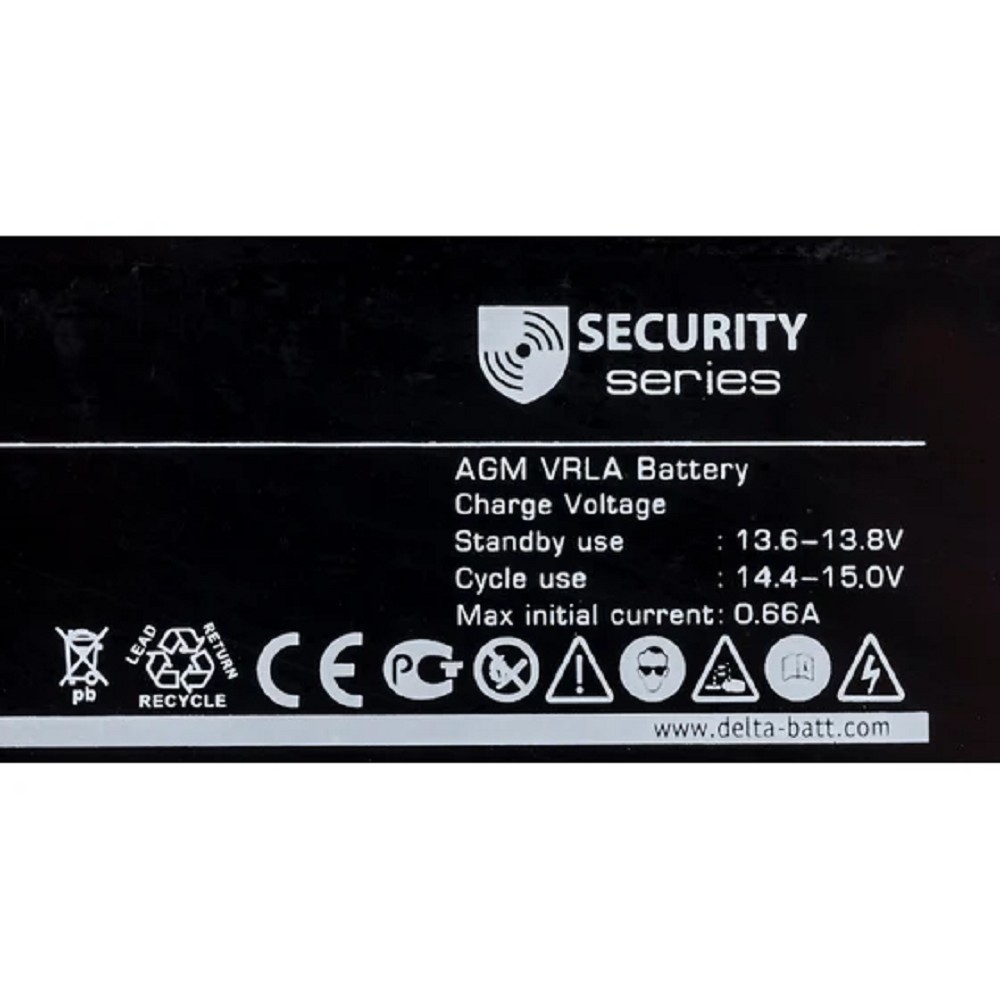 Delta DT 12022 (2.2 А\ч, 12В) свинцово- кислотный аккумулятор