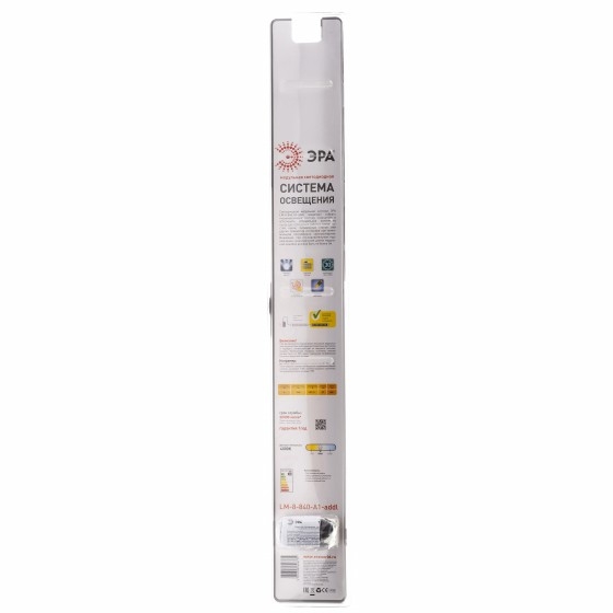 ЭРА C0045070 Модульный светильник LM-3-840-A1-addl (Дополнительный модуль к светильнику LM-3-840-A1. Комплектация: светильник, крепежные клипсы, двусторонний скотч, соед. блок, соед. кабель 1м.)